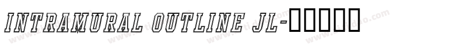 Intramural Outline JL字体转换